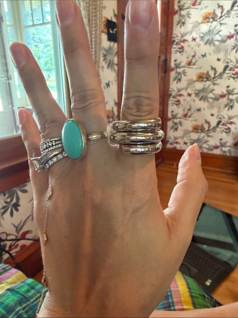 Jennifer Fisher Samira Coil Ring in Silver Size 10